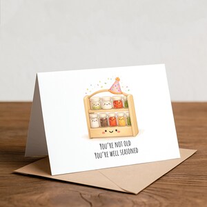 Spice Rack Birthday Card: Well Seasoned, Handmade