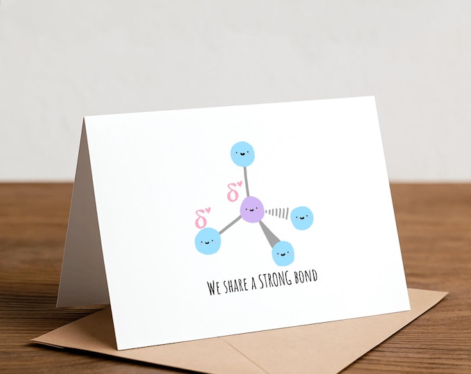 Chemistry Valentine Card: Funny STEM Science Pun