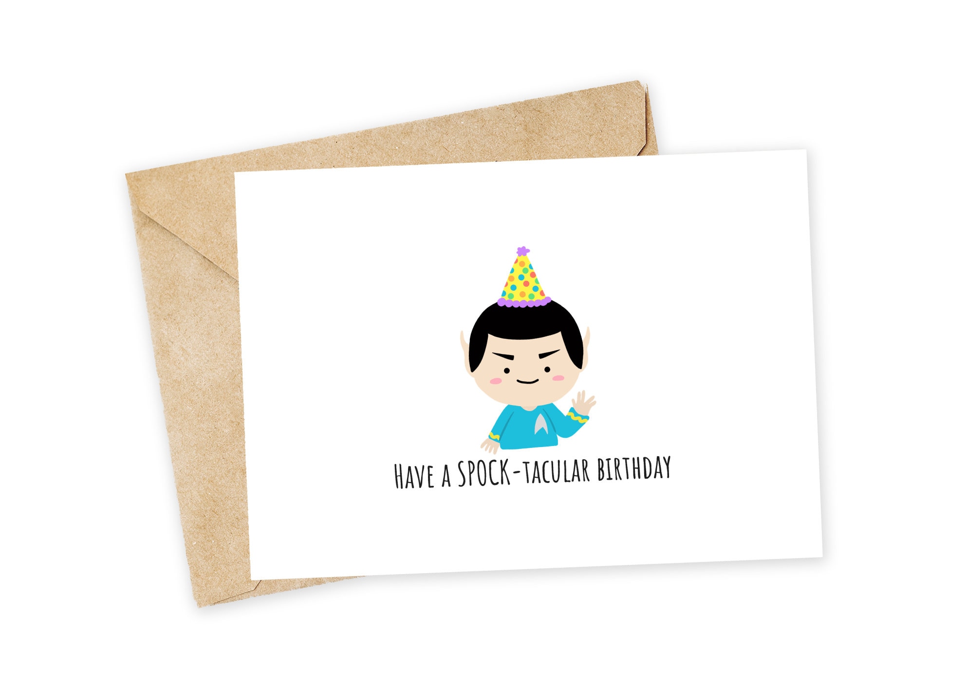 Have a Spock-tacular Birthday - Star Trek Greeting Card