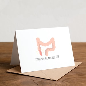 Anhang Kostenlose Grußkarte: Get Well Surgery Card