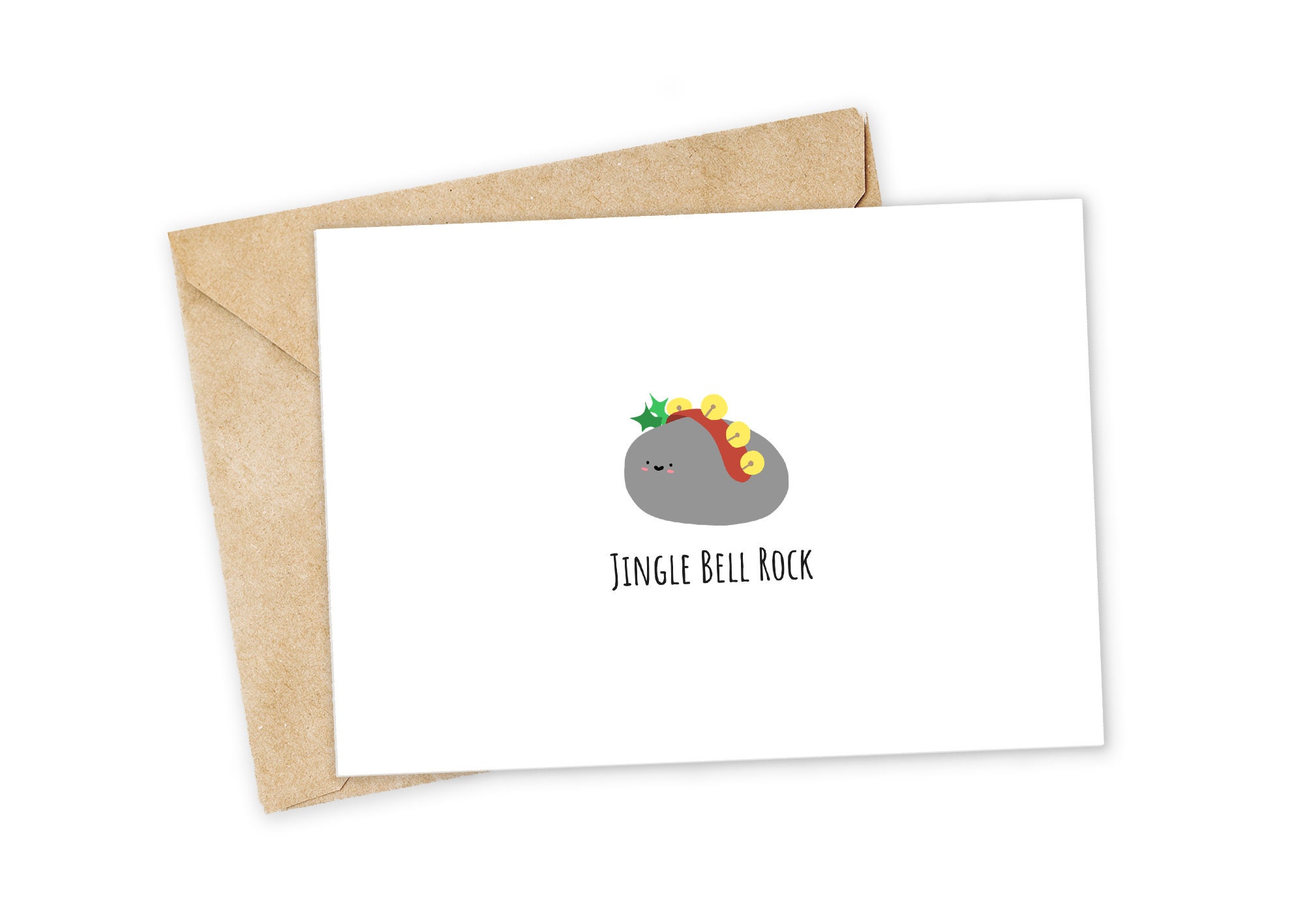 Jingle Bell Rock Cute Christmas Card Funny Christmas Card - Etsy Jingle Bell Rock Cute Christmas Card Funny Christmas Card - Etsy