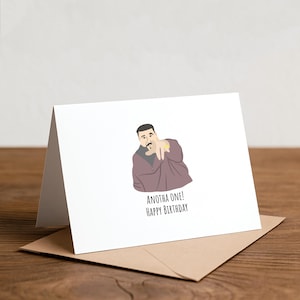 DJ Khaled Card , You Da Best Card , DJ Khaled Greeting Card , Anniversary Card , Valentines Card , Celebrity Greeting Card