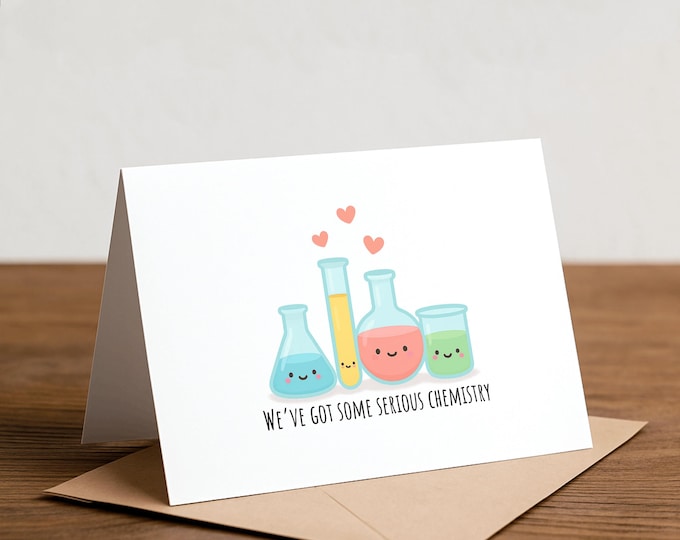 Chemistry Pun Greeting Card