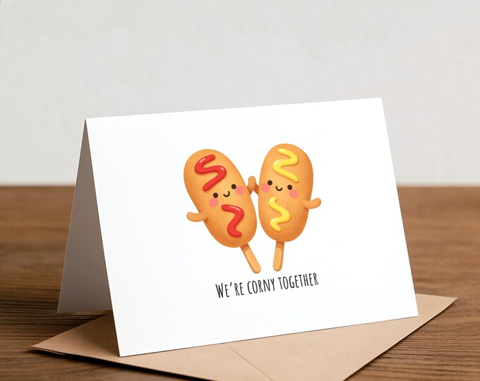 We're corny together -- corn dog, hot dog, carnival, fair, fried food