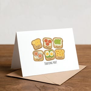Toast Pun Card: Congratulations, Graduation, Wedding