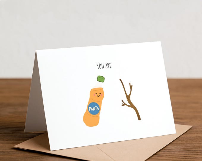 Funny Fantastick Greeting Card: Punny Dad Joke Card