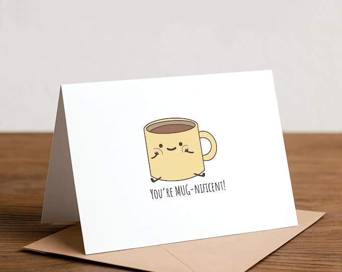 Mug-nificent Handmade Thank You Card: Chewy Lemon Studio