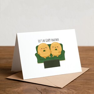 glazed donuts couch potato LOVE card