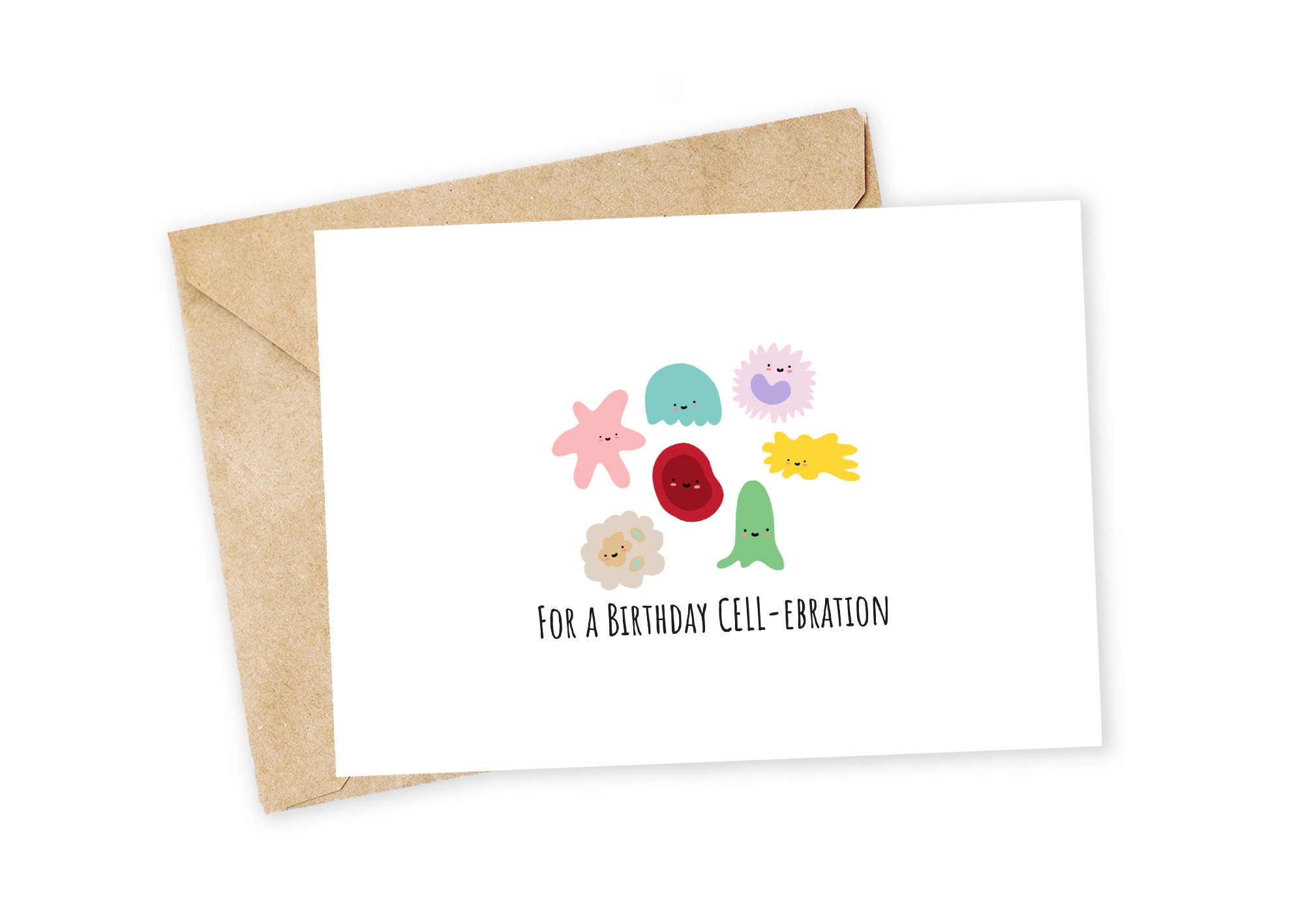 For a Birthday Cellebration Biology Greeting Card Funny Etsy UK