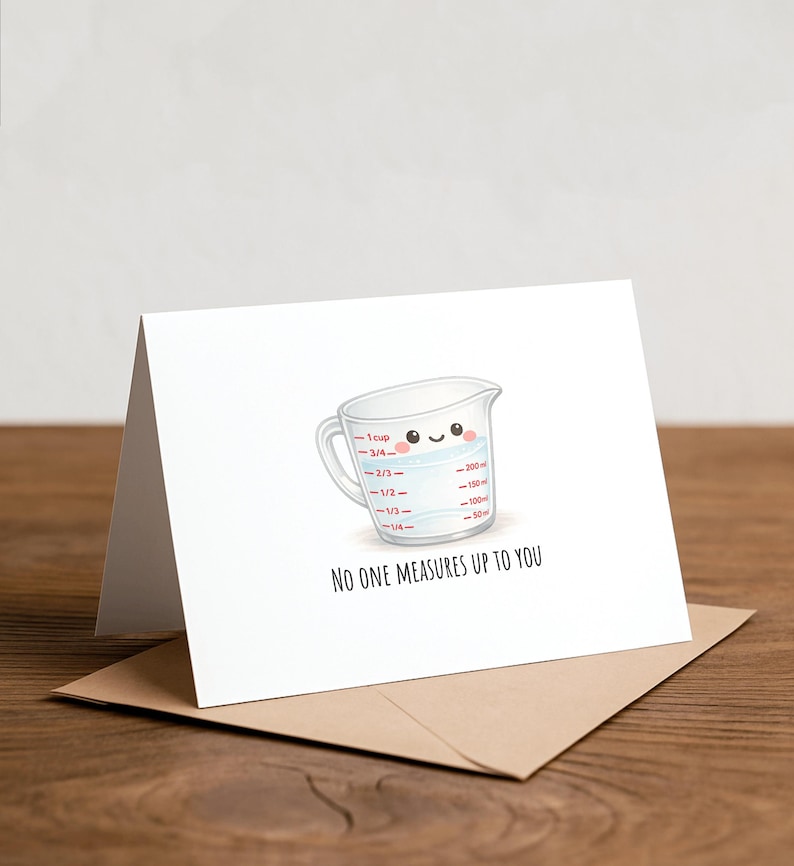 No one measures up to you - measuring glass, baking, baker, bread, cooking, chef, pyrex image 1
