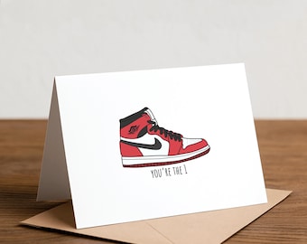 Jij bent de 1 - Sneakerhead-wenskaart