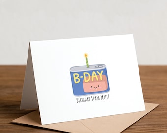 Birthday Spam Mail! - Spam Greeting Card, Musubi, Hawaii