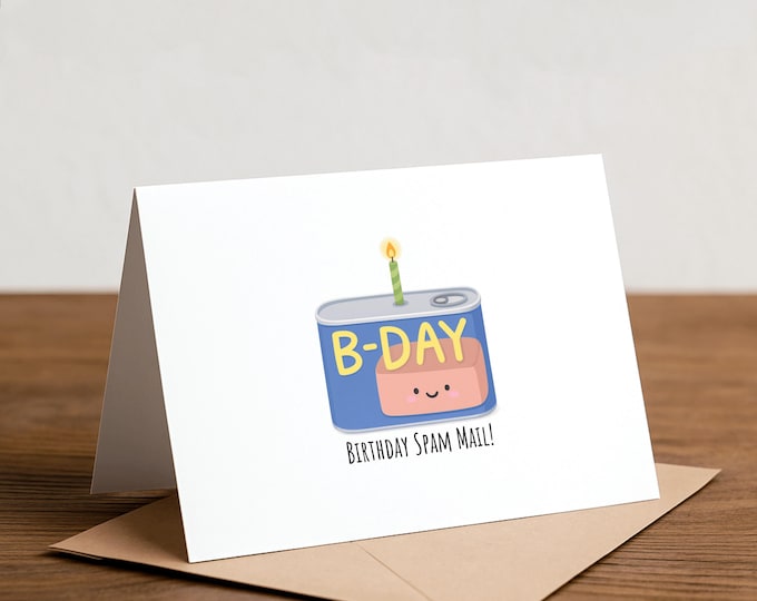 Birthday Spam Mail! - Spam Greeting Card, Musubi, Hawaii