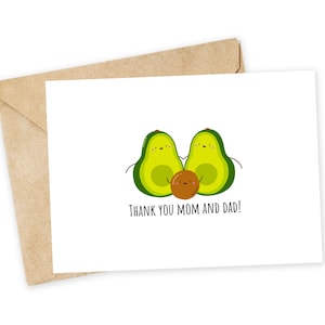 Gracias MAMÁ y PAPÁ - Tarjeta del Día de la Madre, Tarjeta del Día del Padre, Padres, Regalo para padres, Tarjeta con mensaje divertido
