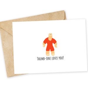 THUMBone loves you - someone loves you, spy kids, thumb person, throwback, niche meme, funny, 90's kid, disney channel card