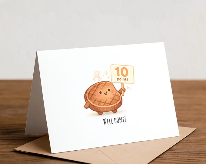 Well Done Steak Card: Funny Graduation Congratulations Card