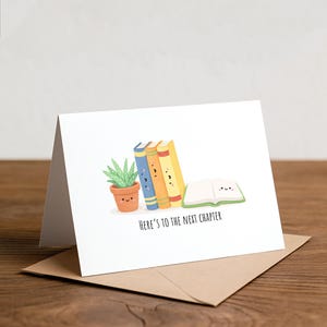 Next Chapter Greeting Card: New Job, Moving, Marriage