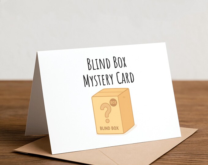 MYSTERY BLIND BOX - Get a random card