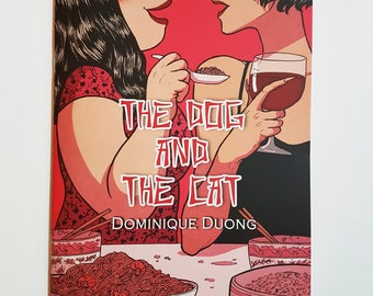 The Dog & The Cat (PRINT) - Queer Lesbian Romance Comic - Chinese Zodiac