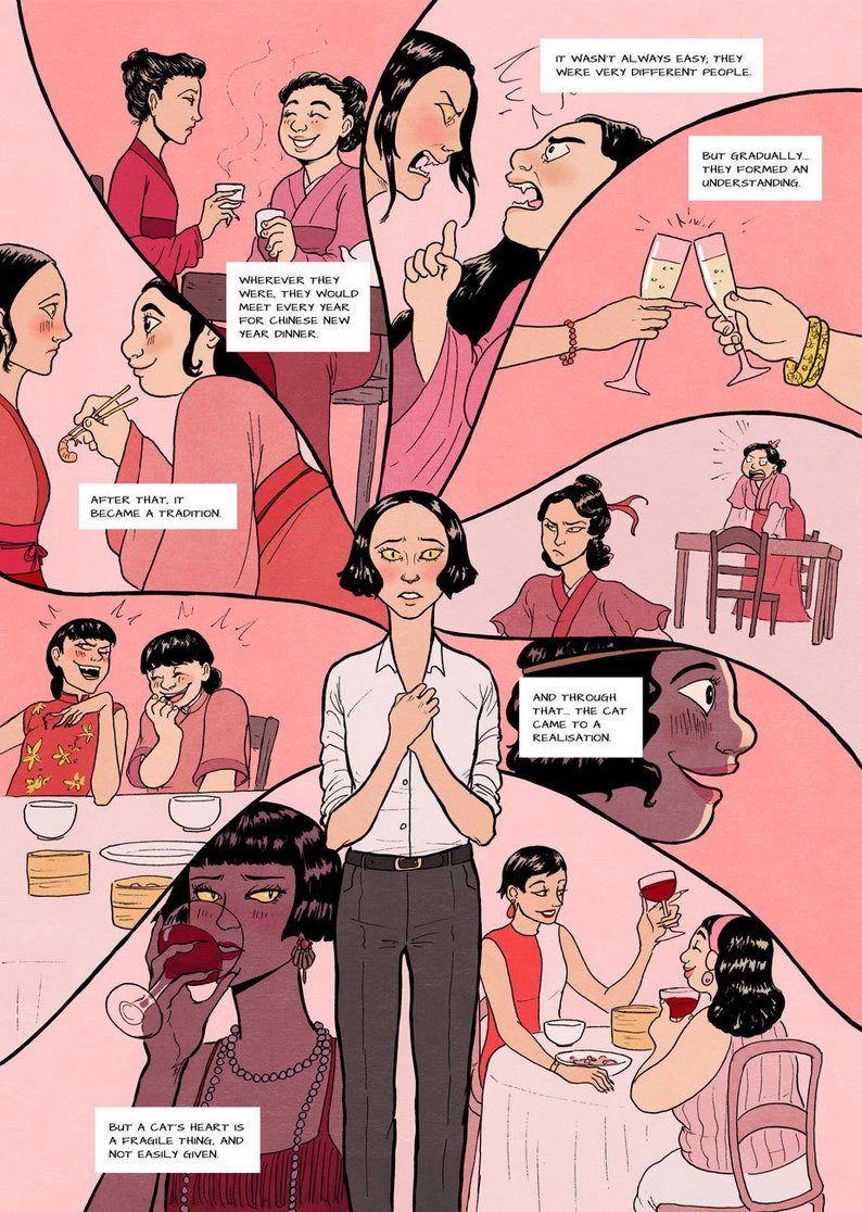 The Dog & The Cat PDF Queer Lesbian Romance Comic Chinese Zodiac image 5