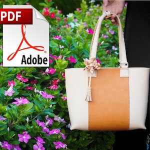 Leather Spring Tote Bag Tutorial