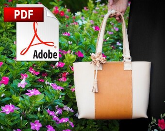 Leather Spring Tote Bag Tutorial