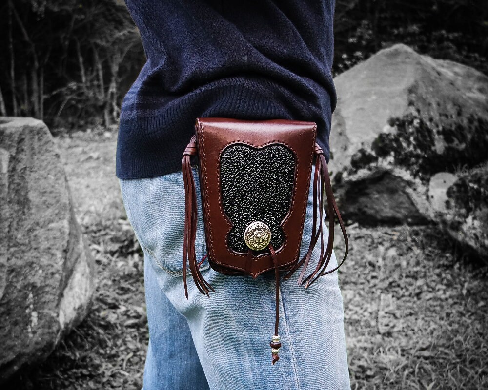 Berlin Custom Leather Harness Medicine Bag