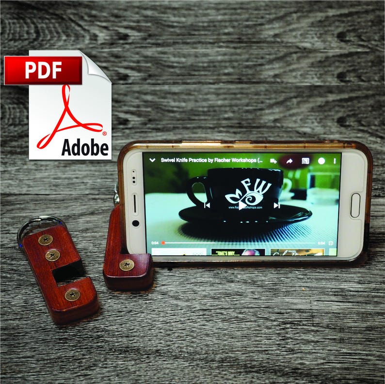 Leather Smart Phone Stand Pattern - Etsy