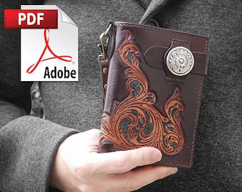 Artisan's Leather Passport Wallet PDF Pattern and Instructions