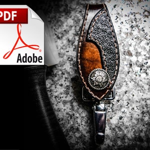 Customizable Leather Keychain Pattern Download