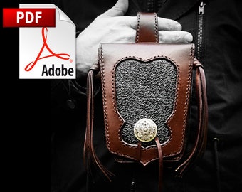 Customizable Leather Medicine Bag Pattern and Instructions