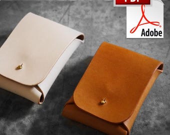 Stitchless Leather Case printable PDF pattern