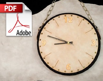 Artisan's Tire & Leather Clock Pattern