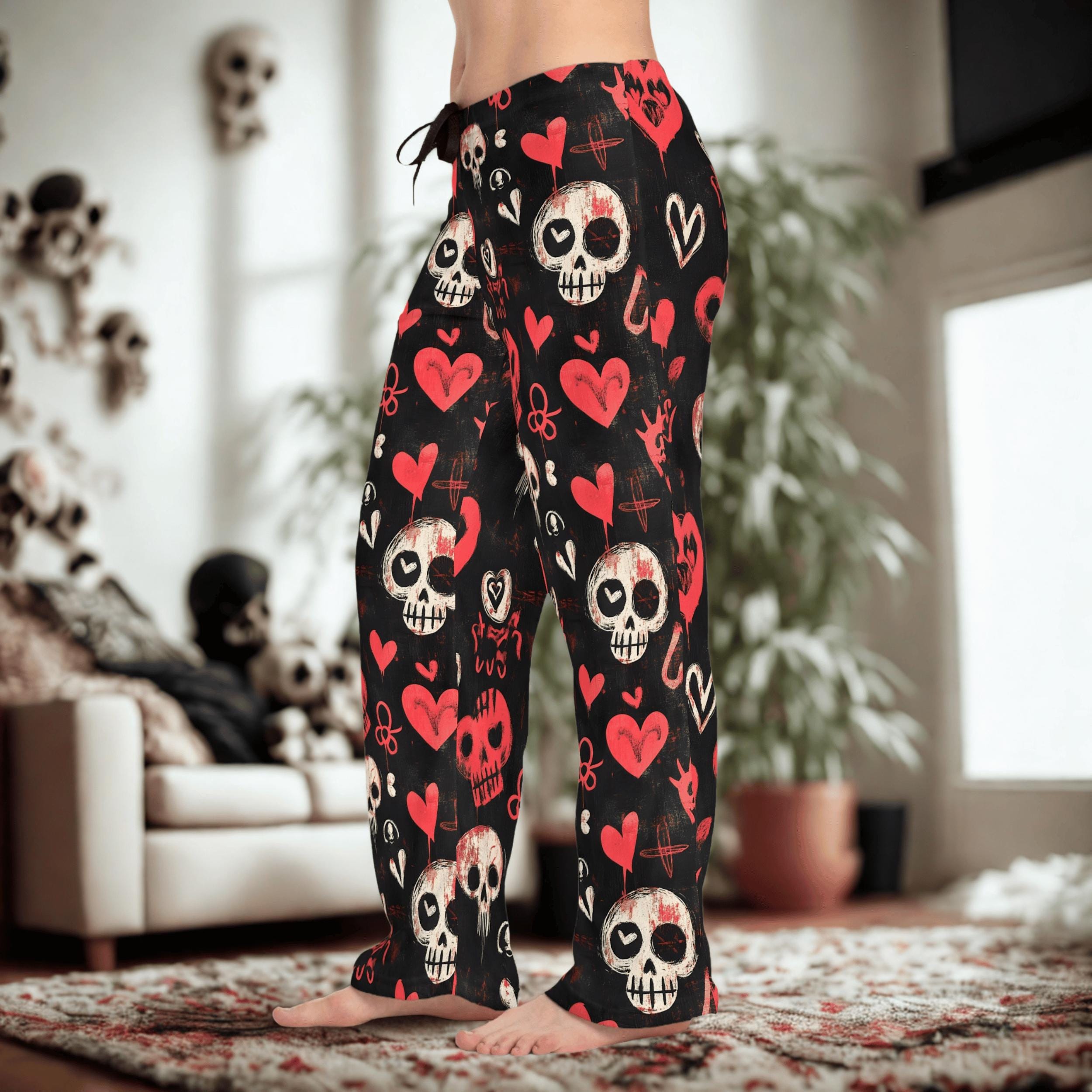 パンツ Venom wear skull pattern pants Venom wear skull pattern