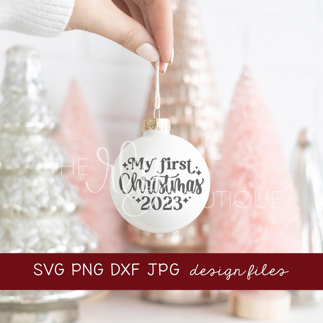 My First Christmas 2023 Ornament Design Baby
