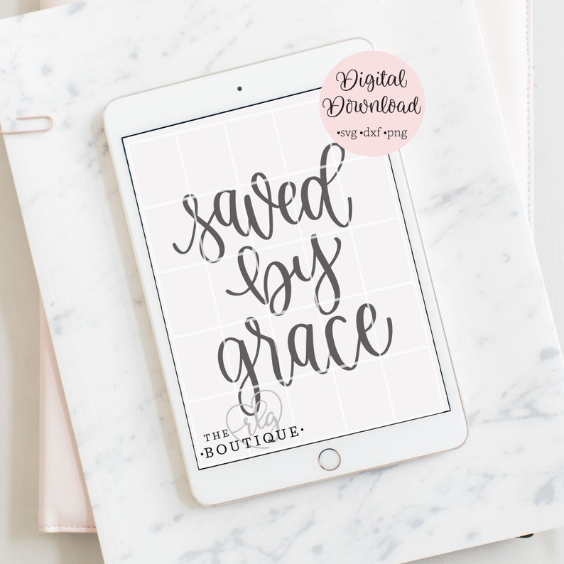 Download Saved by grace svg cricut svg design file silhouette cut ...