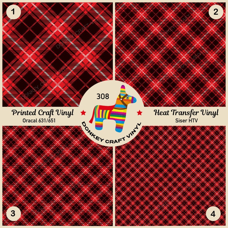 tartan plaid htv