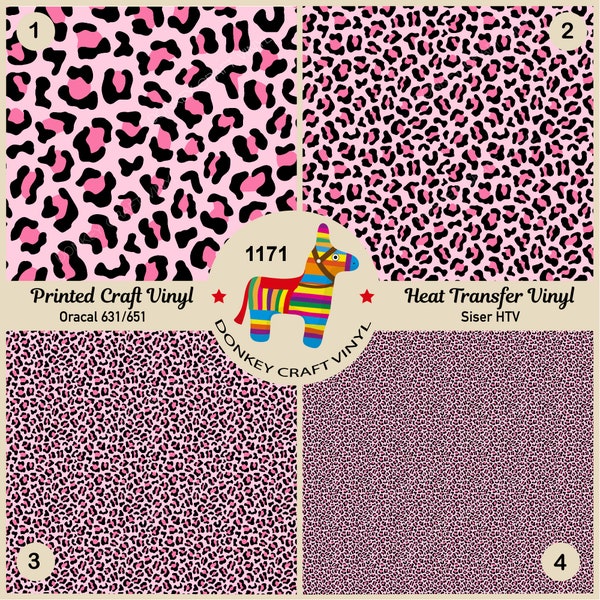 Light Pink Cheetah Print Htv Vinyl Etsy