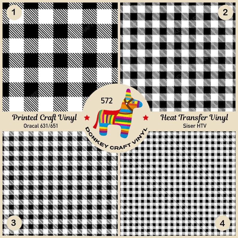 Black And White Plaid Printed HTV Pattern Vinyl Pattern HTV Etsy black-and-white-plaid-printed-htv-pattern-vinyl-pattern-htv-etsy