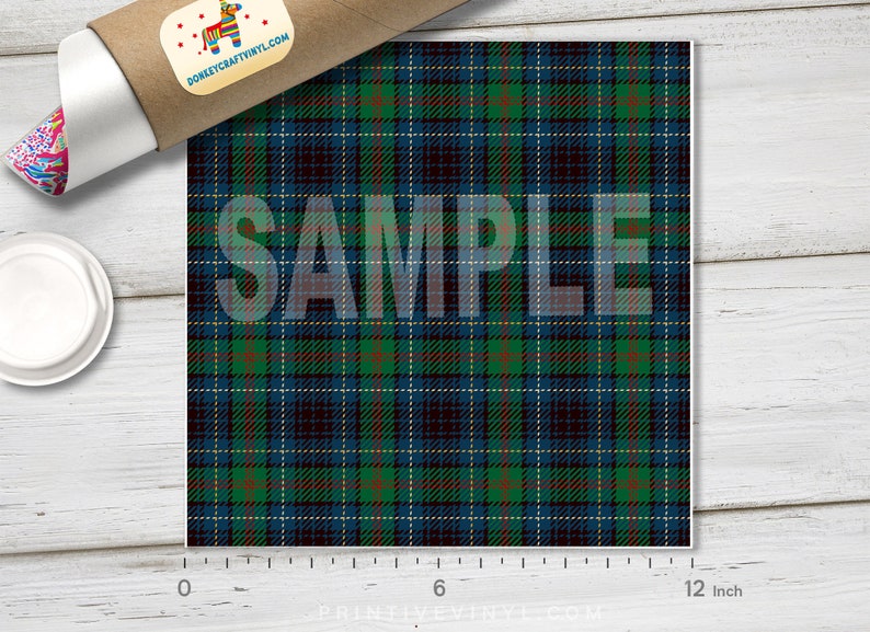 green plaid htv