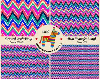 Vinile termotrasferibile a zigzag e chevron, vinile con motivi, vinile termotrasferibile glitterato, vinile termotrasferibile a rilievo, vinile adesivo per lavori creativi L010