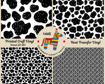 Cow Print Adhesive Vinyl