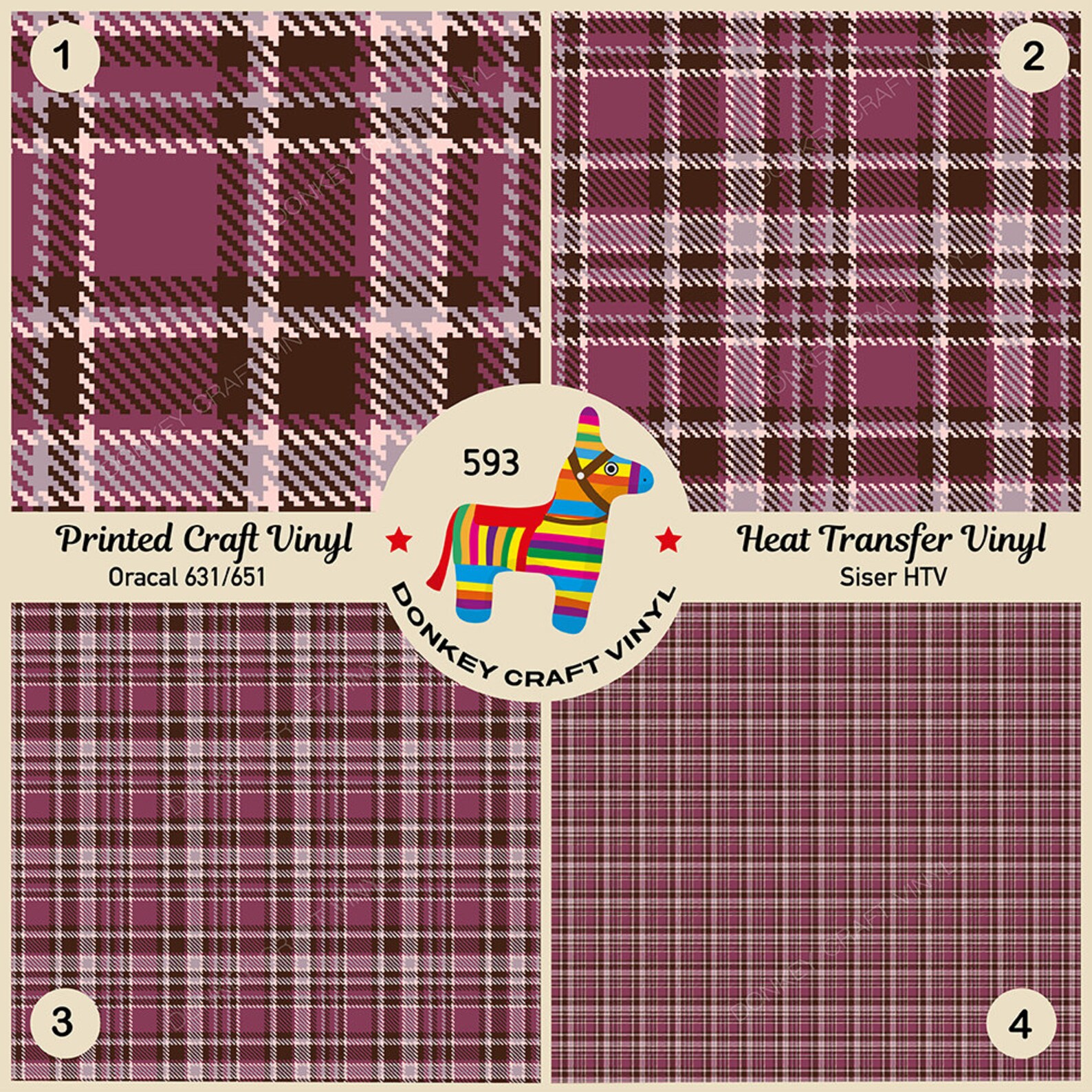 tartan plaid htv
