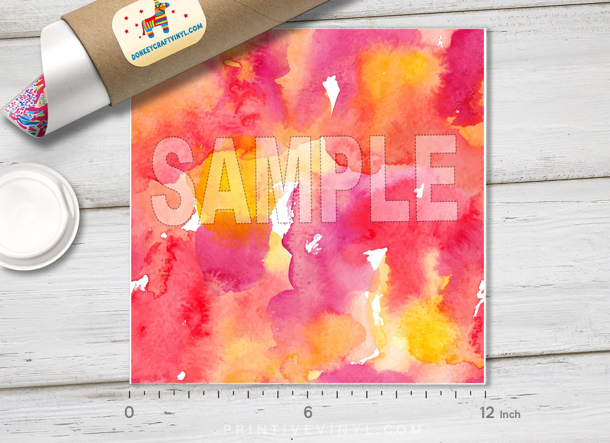 Watercolor abstract Printed HTV Pattern Vinyl Patterned HTV | Etsy