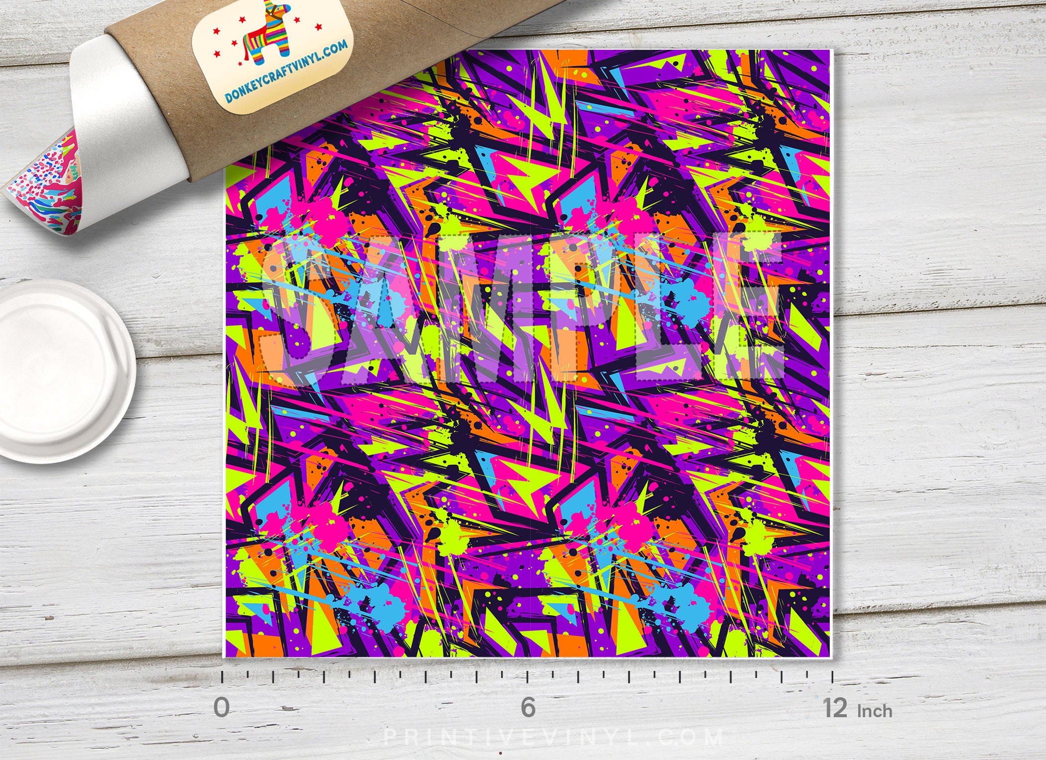 Abstract Pattern Htv Abstract Grunge Graffiti Printed HTV, Pattern Vinyl, Iron on Vinyl ...