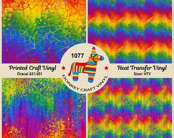 Printed Adhesive & Heat Transfer Vinyl – Donkey Craft Vinyl