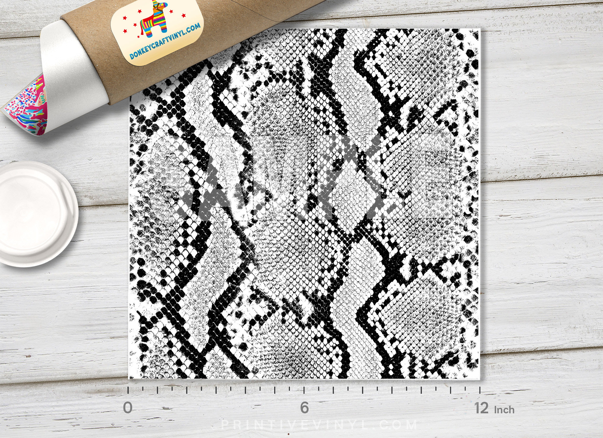 Patterned Vinyl | Black Python Skin, Snake Skin Printed HTV, Adhesive ...