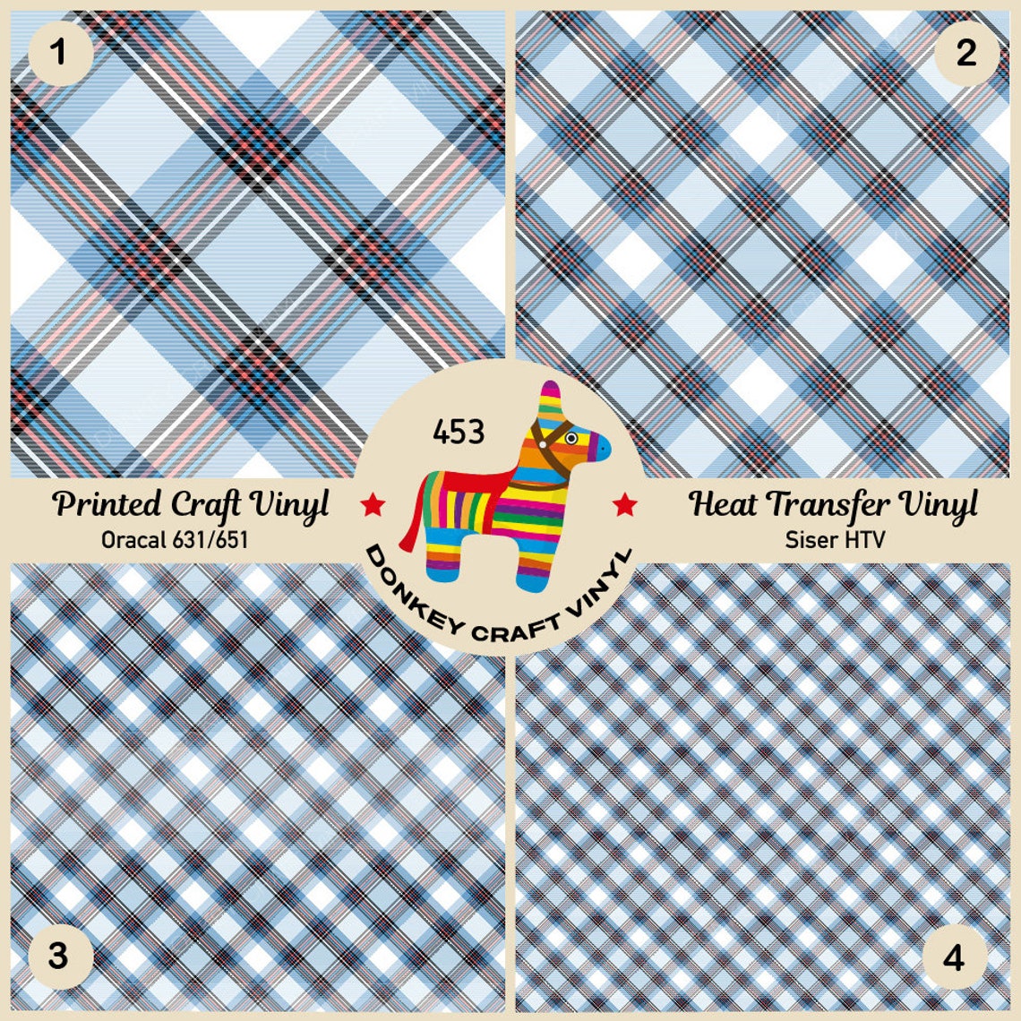 tartan plaid htv