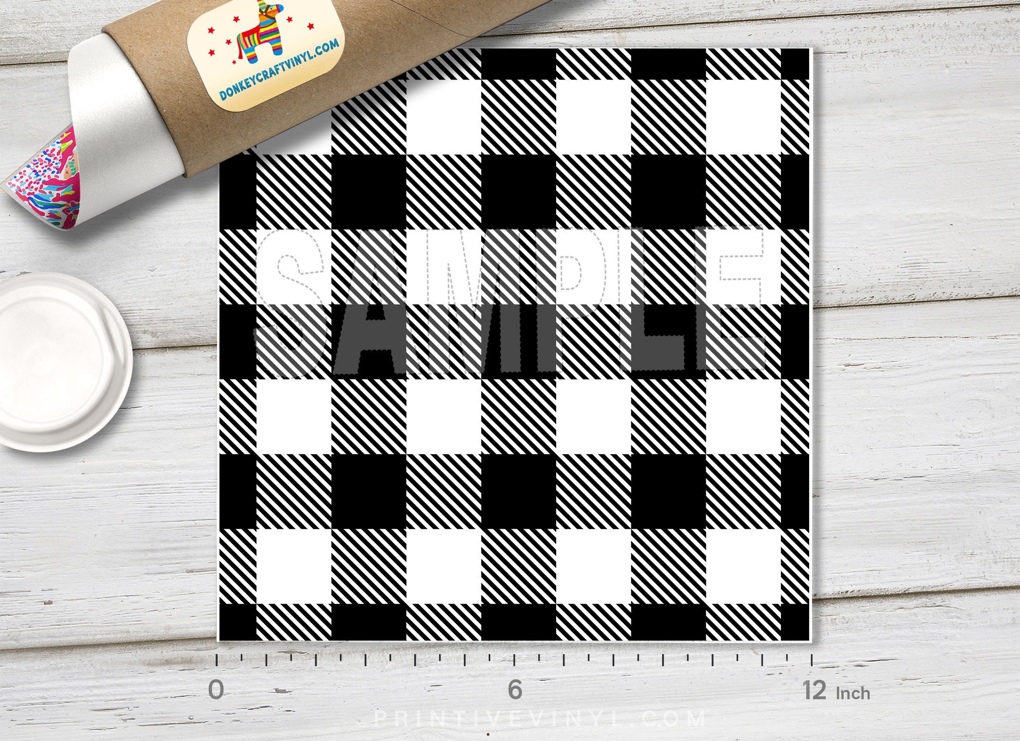 Pattern Htv Printed Black and White Plaid Printed HTV Pattern Vinyl Pattern HTV - Etsy