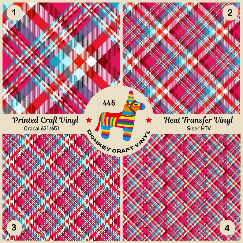 tartan plaid htv
